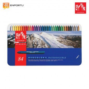 CARAN D`ACHE Neocolor II Metal Box 84 Colors
