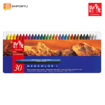 CARAN D`ACHE Neocolor I Metal Box 30 Colors