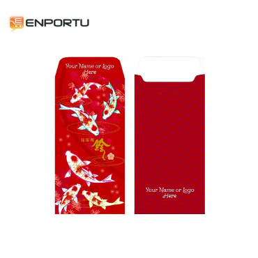 Custom Angpau Chinese New Year 2019 - Motif KOI A001