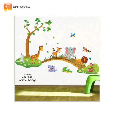 VENP Wall Sticker Transparant - Animal Bridge