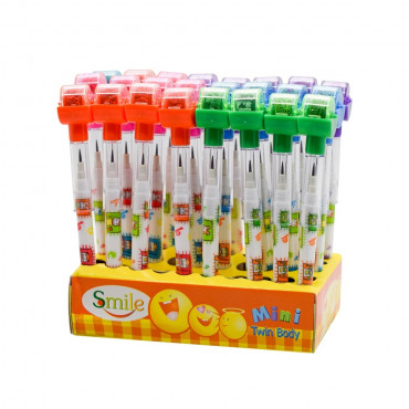 Bensia Pensil Susun 05LM4-3 Stempel Cap Mainan (isi 24pc)