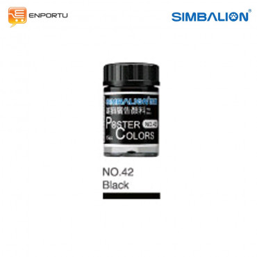 SIMBALION Cat Poster 15cc Individual Colors No.42 Hitam