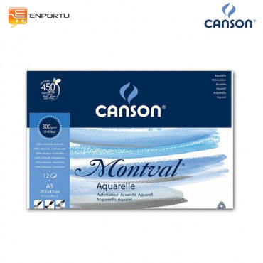 CANSON Montval Water Color Pad A3 300 GSM