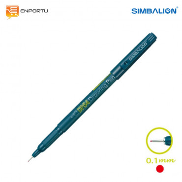 Simbalion Drawing Pen 0.1 mm - RED