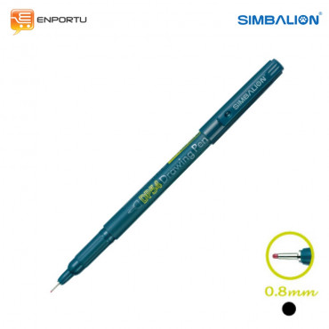 Simbalion Drawing Pen 0.8 mm - BLACK