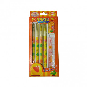 MINI STATIONERY SET ALAT TULIS SEKOLAH 4 in 1/Bensia Gift ST GF0402-3