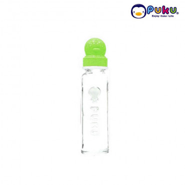 Puku Glass Feeding Bottle 240cc - 10105 [Botol Susu} Green
