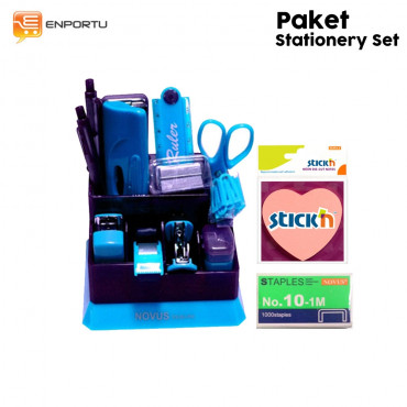 Paket Stationery Set- Blue