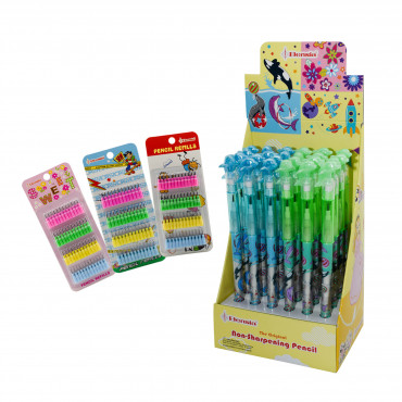 Paket bensia pensil susun PART-RJ (24 pc) + 3 set reill pensil HFN 