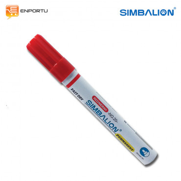 SIMBALION Spidol Permanent Red