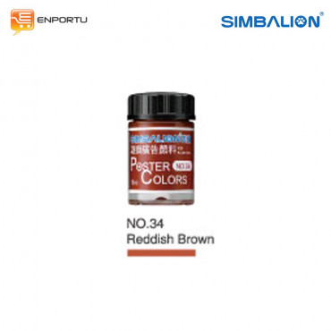 SIMBALION Cat Poster 15cc Individual Colors No.34 Reddish Brown