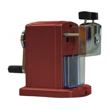 ELM Manual Pencil Sharpener S-148 Merah Metalik