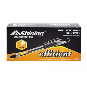 Shining Gel Ink Pen SHG-203 (12 pcs)