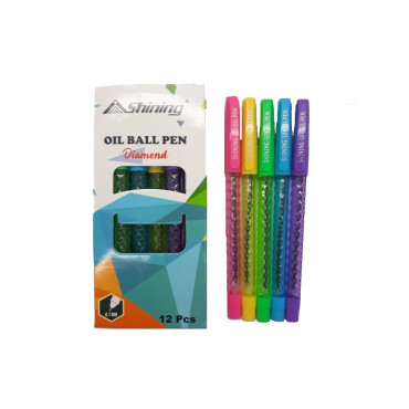 Shining Semi Gel Pen isi 12 pcs SHS-101
