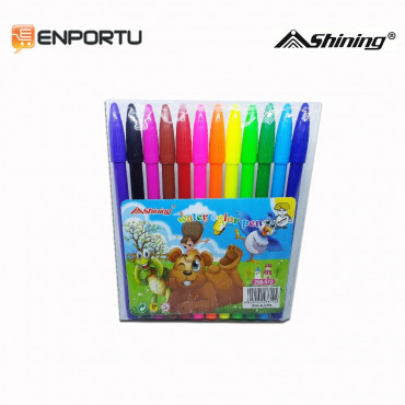 Shining Spidol 12 Warna Water Color Pen (208-S12)