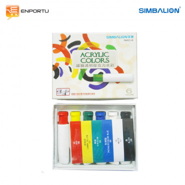 Simbalion Cat Acrylic Set 6 Colors NAC-6