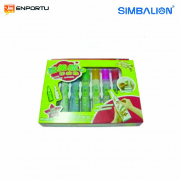 SIMBALION Glass Cling Marker Gliter Color- GCM-62