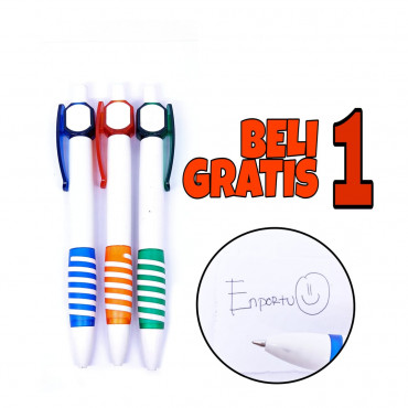 Ballpoint Clicker Pen 8778B - BUY 1 GET 1