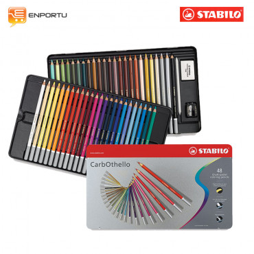 STABILO CARBOTHELLO, SET OF 48, METAL TIN