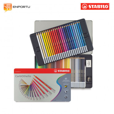 STABILO CARBOTHELLO, SET OF 60, METAL TIN
