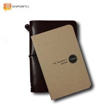 Notebook Brown Traveler's Journal Brown