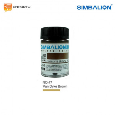 SIMBALION Cat Poster Individual Colors No. 47 Van Dyke Brown 