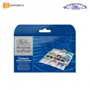 WINSOR & NEWTON Cotman Water Color Sketcher Pocket 12 Set